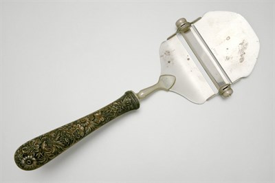 Lot 41 - Silver and Metal Cheese Server