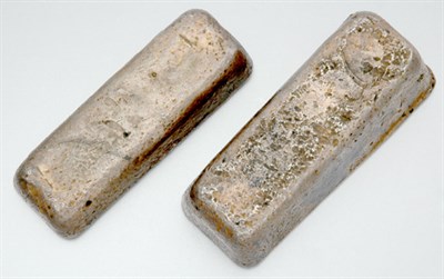 Lot 165 - Two White Metal Bars