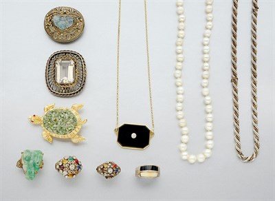 Lot 17 - Group of Assorted Jewelry and Costume Jewelry