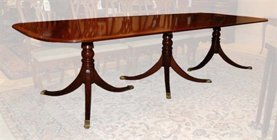 Lot 4515 - George III Style Banded Mahogany...