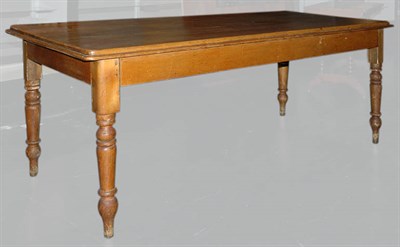 Lot 4214 - Provincial Style Pine Dining Table Height 30...