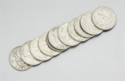 Lot 80B - Assorted U.S. Silver Quarters, Half Dollars, and Mixed Coins