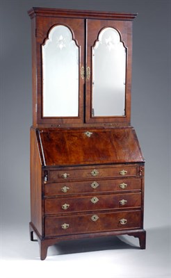 Lot 2318 - George I Walnut Bureau Bookcase The...