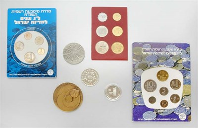 Lot 80 - Group of Assorted Israeli Medals, Coins and Sets