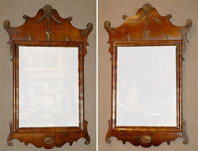 Lot 521 - Pair of Federal Style Parcel Gilt Mahogany...