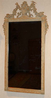 Lot 2453 - Louis XVI Striped Pine Mirror Late 18th...