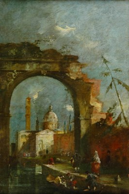 Lot 2099 - Follower of Francesco Guardi Venetian...
