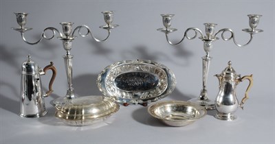 Lot 3337 - Group of Silver and Silver Plated Articles...