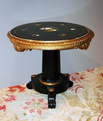 Lot 2092 - Neoclassical Style Pietra Dura Pedestal Table...