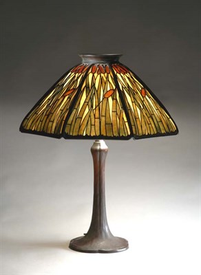 Lot 2174 - Handel Arts and Crafts Glass and...