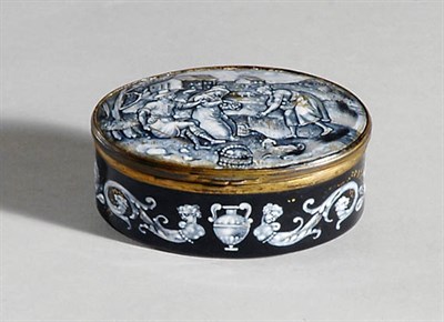 Lot 2480 - Limoges Gilt-Metal Mounted Enameled Covered...