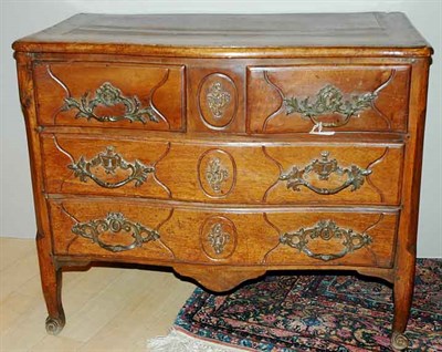 Lot 312 - Provincial Louis XV Walnut Commode 18th...