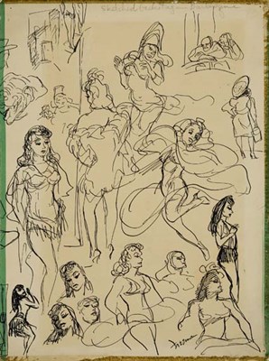 Lot 304 - Don Freeman BACKSTAGE BURLESQUE SKETCHES; GET...