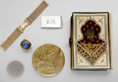 Lot 157 - Group of Assorted Gold, Low Karat Gold and Metal Jewelry and Book of Prayers