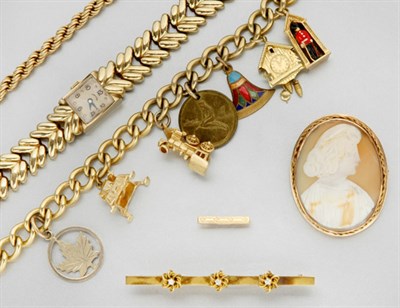 Lot 126 - Group of Gold Jewelry