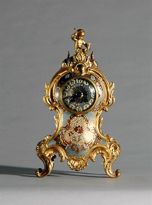 Lot 2433 - Louis XV Style Gilt and Cloisonne Enameled...