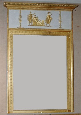 Lot 2578 - Charles X Gilt-Wood and Painted Trumeau Second...