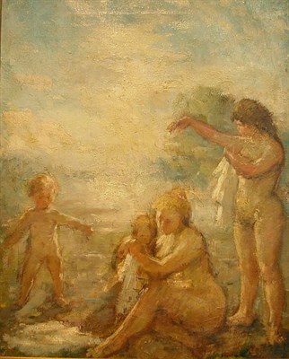 Lot 1014 - Bernard Dunstan British, b.1920 MOTHER AND...