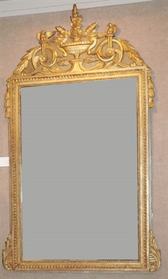 Lot 2444 - Louis XVI Painted and Gilt-Wood Mirror Late...