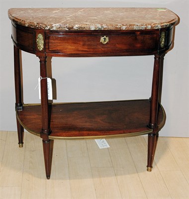 Lot 2387 - Louis XVI Brass Mounted Mahogany Console...