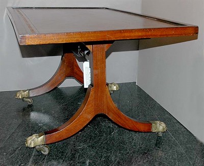 Lot 1130 - Regency Style Leather Top Mahogany Low Table...