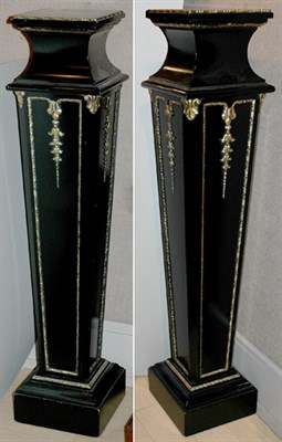 Lot 3490 - Pair of Neoclassical Style Parcel Gilt and...