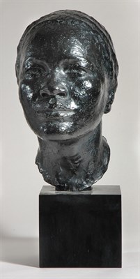 Lot 2098 - Black Patinated Cire Perdue Bronze Head of a...