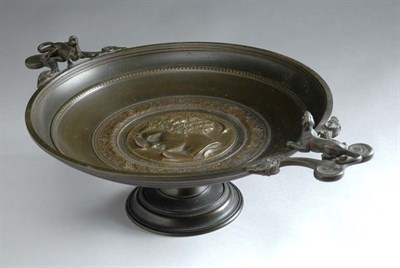 Lot 2476 - Neoclassical Style Patinated-Bronze...