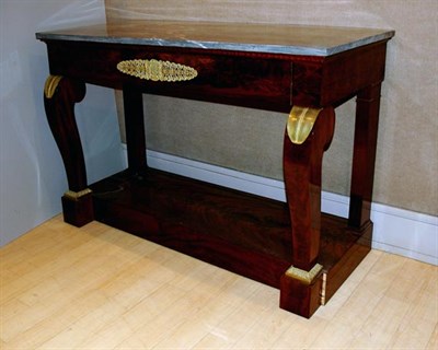 Lot 2517 - Empire Style Gilt-Metal Mounted Mahogany...