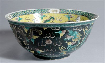 Lot 1330 - Chinese Enameled Deep Bowl 19th Century The...