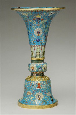 Lot 1306 - Chinese Cloisonne Vase Early 19th century The...