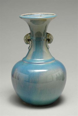 Lot 1422 - Chinese Blue Glazed Porcelain Vase 19th...