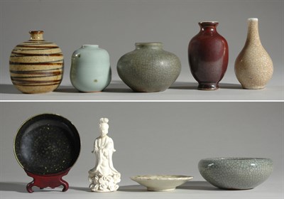 Lot 1159 - Group of Ten Chinese Ceramic Articles Song...