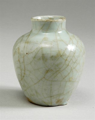 Lot 1182 - Chinese Celadon Glazed Porcelain Vase...