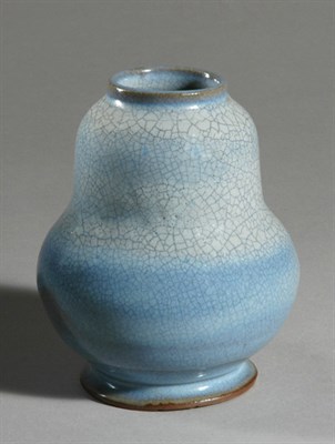 Lot 1209 - Chinese Jun Style Glazed Vase Of ovoid form,...