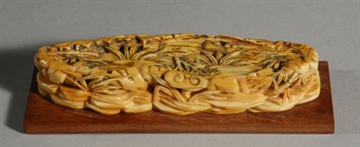 Lot 1248 - Chinese Ivory Stand 19th Century Carved as...