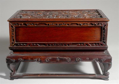 Lot 1253 - Chinese Hardwood Document Box 19th Century Of...