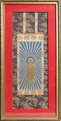 Lot 1019 - Japanese Buddhist Painting 19th Century...