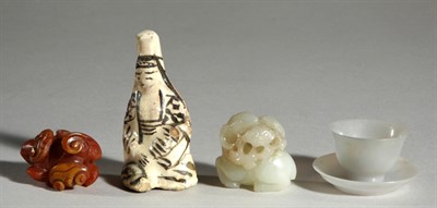 Lot 1244 - Group of Chinese Jade Articles 19th Century...