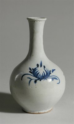 Lot 1073 - Korean Blue and White Glazed Vase Choson...