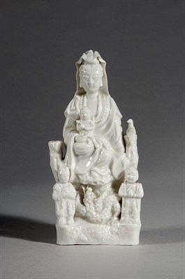 Lot 1302 - Chinese Blanc de Chine Guanyin 19th Century...