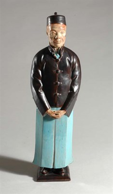 Lot 1399 - Chinese Glazed Pottery Figure of a Gentleman...