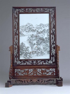 Lot 1105 - Chinese Enameled Porcelain Plaque Late 19th...