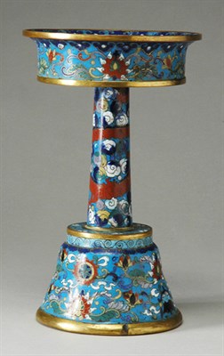 Lot 1304 - Chinese Cloisonne Pedestal Dish 19th Century...
