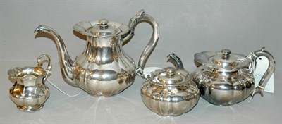 Lot 435 - Chinese Silver Coffee and Tea Service...