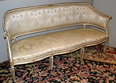 Lot 2289 - Italian Neoclassical Painted Canape Late...