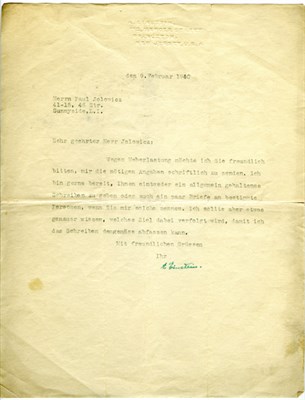 Lot 3006 - EINSTEIN, ALBERT Typed letter signed("A....