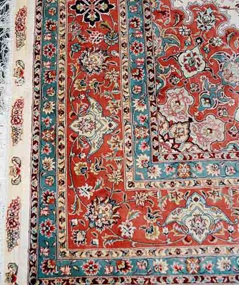 Lot 2556 - Hereke Silk Rug West Turkey, contemporary The...