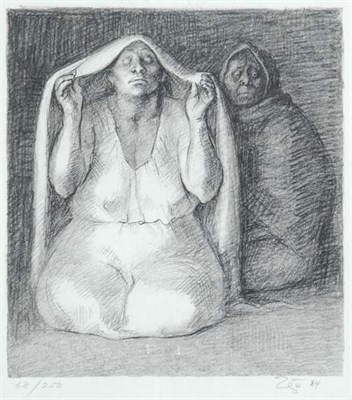 Lot 3301 - Francisco Zuniga LA RITUAL (B. 97) Lithograph,...