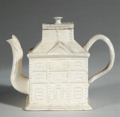 Lot 2393 - English Creamware Teapot Late 18th century In...